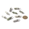Natural Peace Jasper Gemstone Hexagonal Pointed Reiki Chakra Chain Necklace