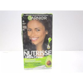 Garnier 11 Blackest Black Nutrisse Nourishing Creme Hair Color - Lot of 4