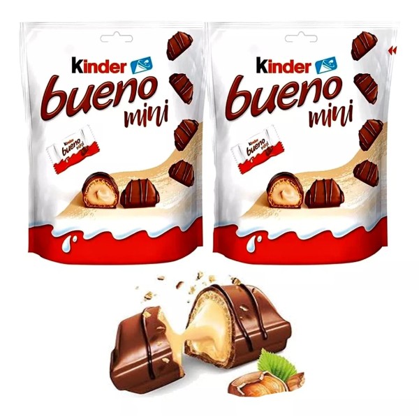 Ferrero Kinder Bueno Mini 20 Pzas 2 Paquetes