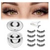 2 Pairs Of Magnetic False Eyelashes With Clips07 07