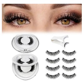 2 Pairs Of Magnetic False Eyelashes With Clips07 07