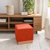 Seville Classics The Vineyard Collection Cork Cube Storage Ottoman 15