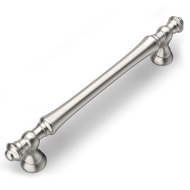 Amerdeco 10 Pack Brushed Satin Nickel Cabinet Pulls 5 Inch(128mm) Hole Center Cabinet Hardware Kitchen Cabinet Handles for Bathroom Drawer Pulls Dresser Pulls ZH0014