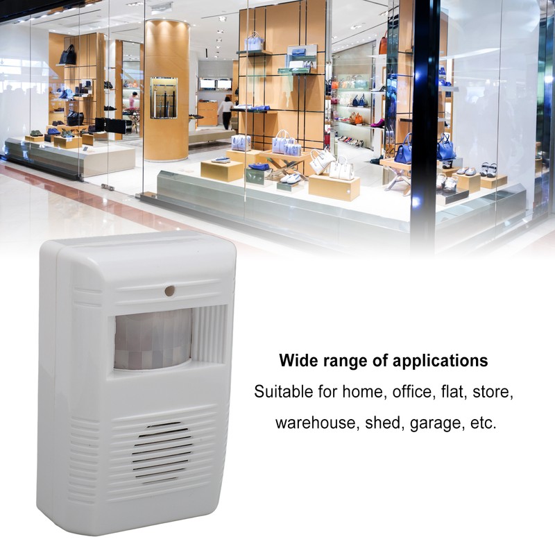 Wireless Motion Sensor Doorbell Infrared Motion Activated Welcome Doorbell Alarm