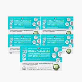 The Real 더리얼 100억 유산균 2.0 500mg x 60캡슐 5박스 10개월분 The Real 100 Billion Probiotics 2.0 500mg x 60 Capsules 5 Boxes 10 Month Supply