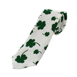 Zac's Alter Ego Fancy Dress St. Patrick's Day Clover Leaf Tie
