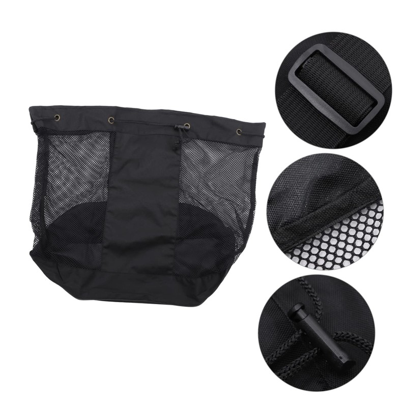 Abaodam Basketball Carrier Bag Durable Mesh Net Organizer for Indoor