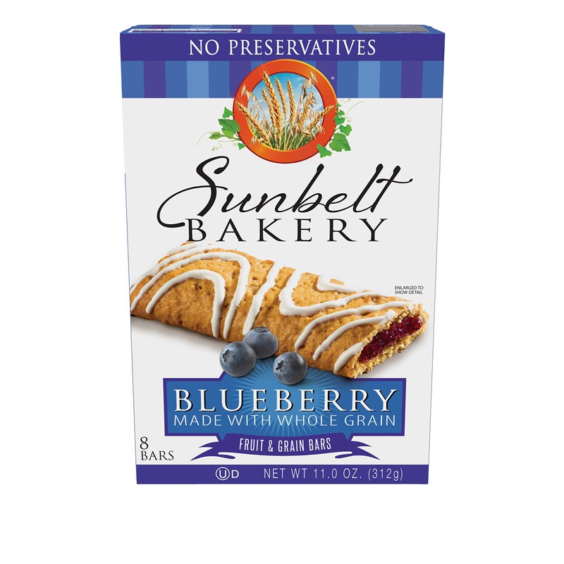 Sunbelt Bakery's Blueberry Fruit & Grain Bars, 5 Boxes, No