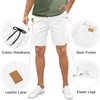 Comdecevis Men's Shorts Casual Fashion Drawstring Summer Beach Stretch Waist