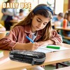 WtallasiSei Motocross Pencil Case Zip Pencil Box Multi Pouch Holder