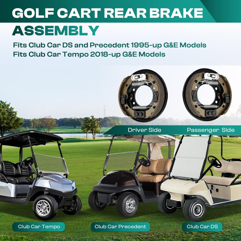 Drive-up Club Car Brake Assembly, Rear Brake Cluster for Club