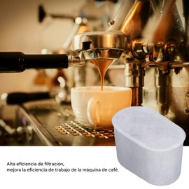 Filtro de Agua para Cafetera, Acouto 6 Piezas de Filtro de Cafetera de Repuesto Núcleo de Filtro de Cafetera de Carbón Activado Compatible con