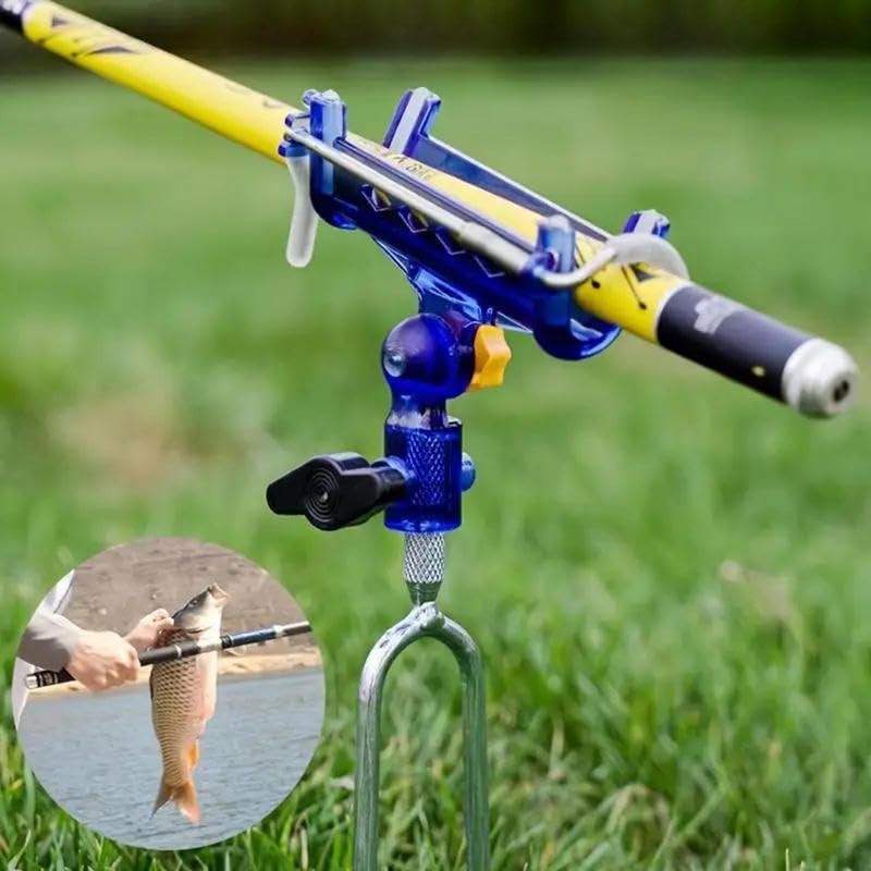 2 Pack Heavy Duty Thick Metal Catfish Rod Holder, Bank
