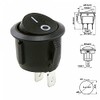 Rocker Switch Rocker Switch 2-Pin Round Red Black White On/Off