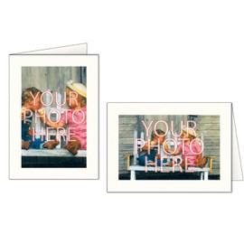 Photographer's Edge, Photo Insert Card, Bright White, Set of 10 for 4x6 Photos