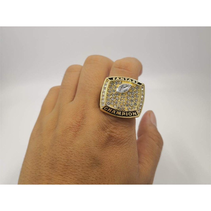 TuoYu Fantasía Campeonato de Fútbol Anillo de Oro Trofeo Premio,