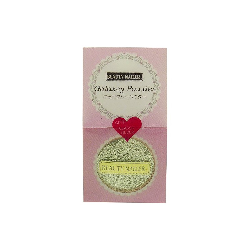 BEAUTY NAILER Galaxy Powder GP-3 Classic Silver 3g