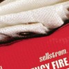 High Temperature Resistant 100% Fiberglass Emergency Fire Blanket with Small