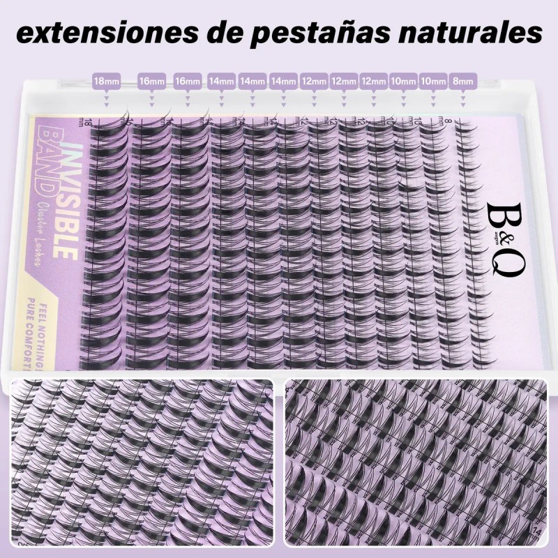 Kit De Extensiones De Pestañas Raíces Invisibles B&q