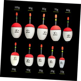 Kisangel Pcs Eva Buoy Floats Assortment g Drifting Fishing Sensitivity Floats for Sea Lake Stream and Ice Fishing and Lightweight