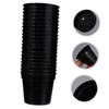 SUPVOX 20Pcs Plastic Succulent Planters with Drainage Hole for Gardening