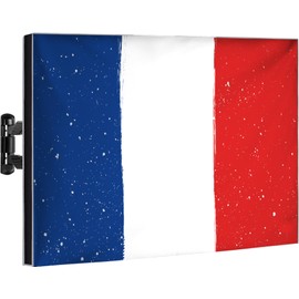 TV Covers Outdoor 43 Inch | Waterproof and Weatherproof TV Covers | Outdoor TV Enclosure | Smart Shield TV Screen Protector for Outside TV | Cover for Moving | TV Display Protectors - France Flag