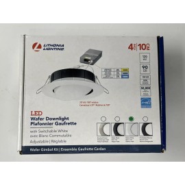 Lithonia Lighting NEW Lithonia Lighting 4 in. Selectable Color Temperature White Recessed LED Kit