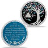 10 Months Sobriety Coin Tree of Life AA Medallion Alcoholics