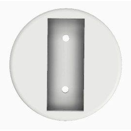 Unbranded Wireless Doorbell Backplate Holder - White