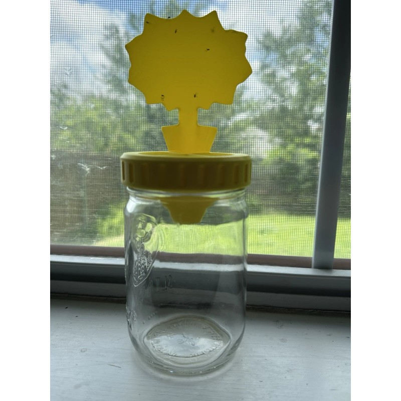 Fruit Fly Trap - Bug Catcher 3D Printed Lid for