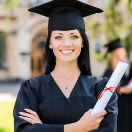 Iefil Graduation Gifts - Graduation Gifts for Her Women, February Birthstone Necklace