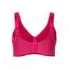 Ulla Popken Women's Kelly Pinstripe Support Bra, fuchsia