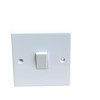 iSeventy9 Single White 1 Gang Light Switch 2 Way 10A