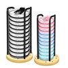 2PC Tumbler Lid Organizer，Detachable Yeti Lid Organizer Holds Up To