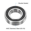 uxcell 2Pcs S6005-2RS Deep Groove Ball Bearings 25mm x 47mm