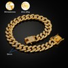 Gold dog chain Diamond Gold chain dog collar Walking Metal