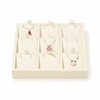 Oirlv Microfiber 9 Slots Jewelry Pendant Display Tray Jewelry Necklace