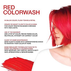 Celeb Luxury Viral Colorwash: Red Color Depositing Shampoo Concentrate, 10 Vivid and Pastel Colors, Stops Fade, 1 Quick Wash, Cleanse + Color, Sulfate-Free, Cruelty-Free, 100% Vegan