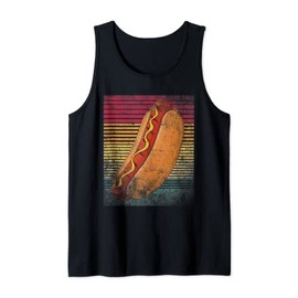 Vintage Retro Hot Dog Tank Top