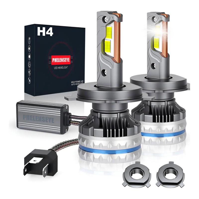 Kit De Faros H4 H11 H7 9005 9006 Luz Led