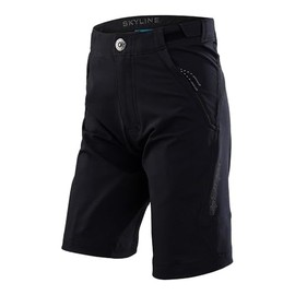 Troy Lee Designs Youth Skyline Mono Black Shorts Shell Size 24