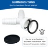 XHNKEG Washing Machine Connection Adapter, Double Connection Washing Machine 1