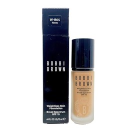Bobbi Brown Weightless Skin Foundation SPF 15 - W-064 Honey (Medium dark beige with yellow undertones for medium dark skin) .44 Fl OZ / 13 ml