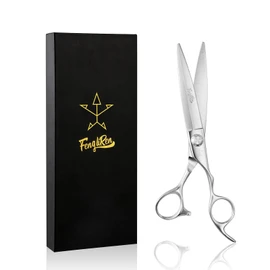 Fengliren High-end Professional Extremely Very Sharp Barber Hair Cutting Scissors Hairdresser Shears For Hair 6.75 Inch Haircut Scissor Made Of Stainless Steel Alloy For Hairdressing Salon Home Use
