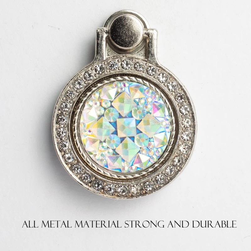 [2 Packs] Gemstones Glitter Bling Bling Phone Ring Holder, Sparkle