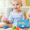 LotFancy Pack of 8 Bath Toys for Baby from 1