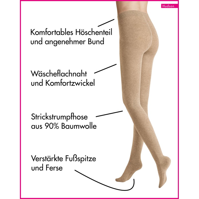 Hudson Relax Montana Women's Warming Tights, Beige 0723