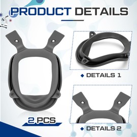 Joyfolk 2 Pcs Rubber Ring for Full Facepieces Compatible with 6000 Series Respiratory Protection, Compatible with 6800/37004 Respiratory Protect Cover Replacement Part
