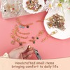 25pcs Gold Keychain Making Kit Key Ring with Chain Bulk