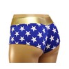 Cheeky Star-Print Booty Shorts with Gold Metallic Waistband – Perfect